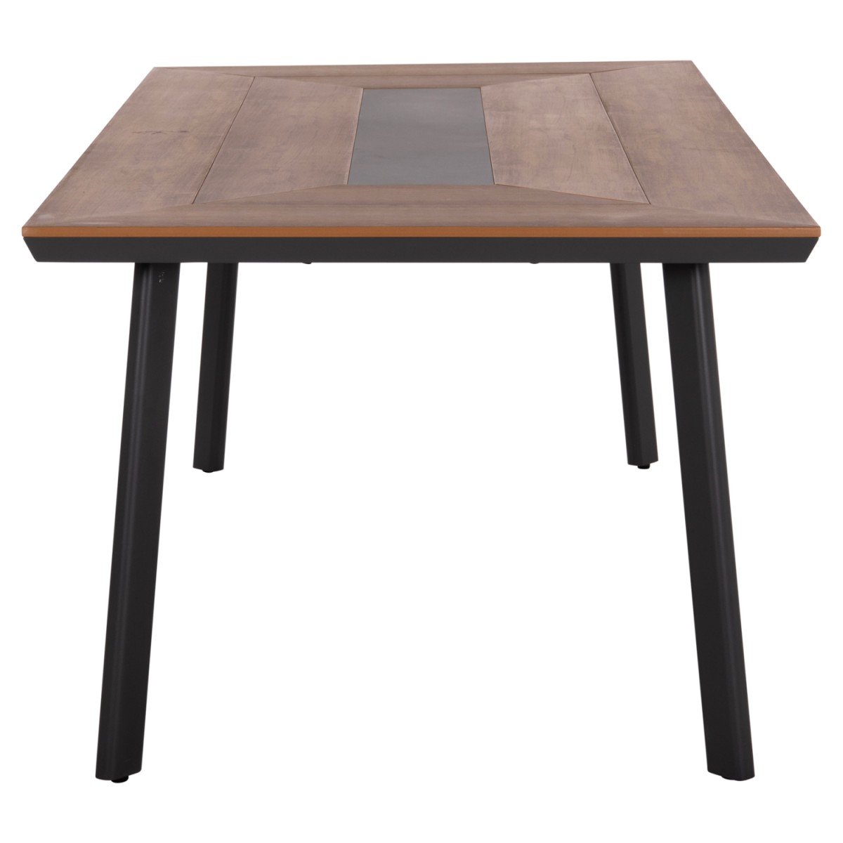 ΤΡΑΠΕΖΙ ΑΛΟΥΜΙΝΙΟΥ TABER ΜΕ POLYWOOD 200X94 ΓΚΡΙ HM5131.12