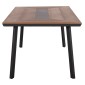 ΤΡΑΠΕΖΙ ΑΛΟΥΜΙΝΙΟΥ TABER ΜΕ POLYWOOD 200X94 ΓΚΡΙ HM5131.12