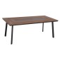 ΤΡΑΠΕΖΙ ΑΛΟΥΜΙΝΙΟΥ TABER ΜΕ POLYWOOD 200X94 ΓΚΡΙ HM5131.12
