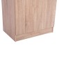 ΠΑΠΟΥΤΣΟΘΗΚΗ ΞΥΛΙΝΗ DAYANNA ΜΕ 6 ΡΑΦΙΑ 60X43X180.5εκ. SONAMA HM2379.02