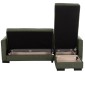 ΚΑΝΑΠΕΣ ΚΡΕΒΑΤΙ GHUFRAN ΓΩΝΙΑ ΑΝΑΣΤΡΕΨΙΜΗ DARK OLIVE HM3244.05 200x133x77Yεκ.
