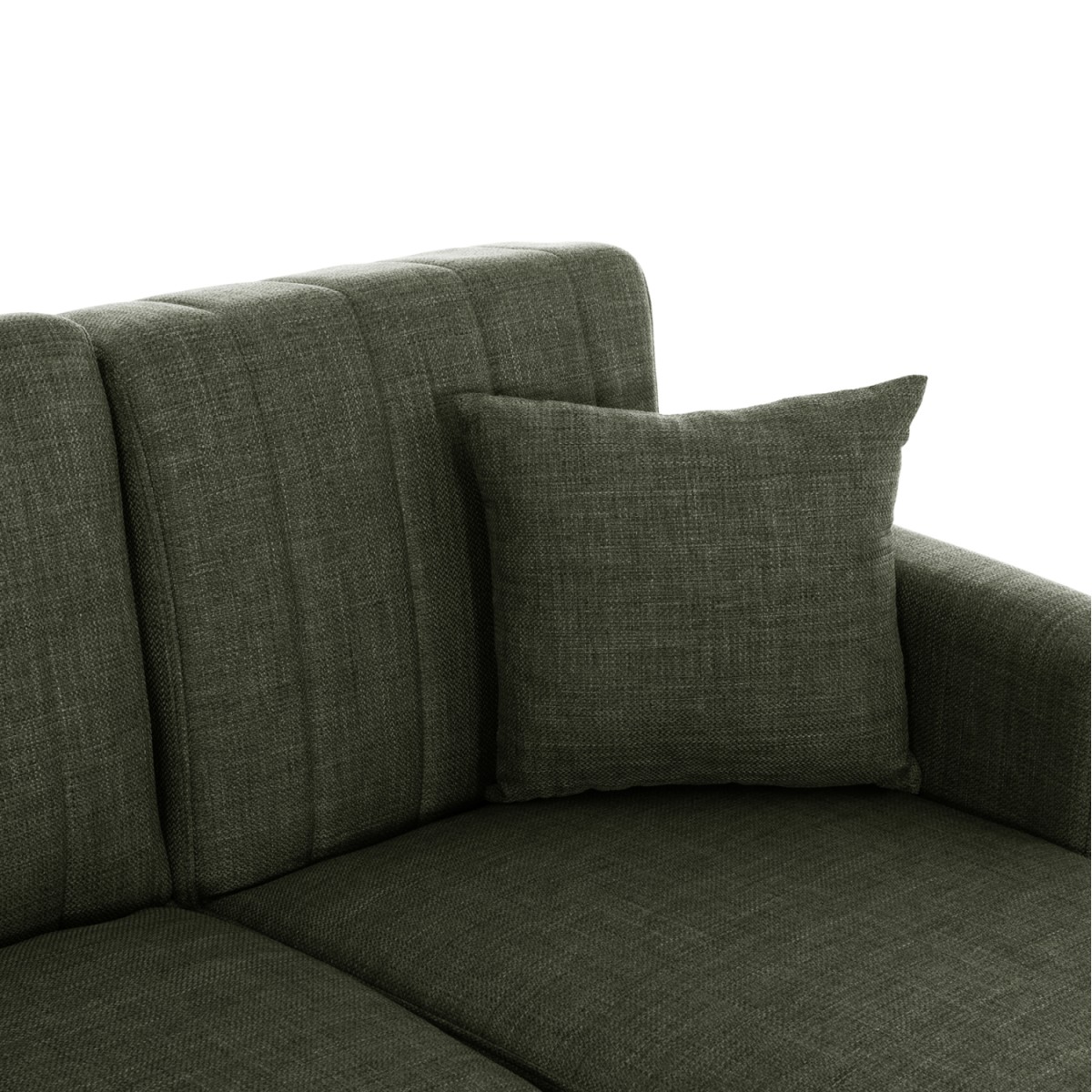 ΚΑΝΑΠΕΣ ΚΡΕΒΑΤΙ GHUFRAN ΓΩΝΙΑ ΑΝΑΣΤΡΕΨΙΜΗ DARK OLIVE HM3244.05 200x133x77Yεκ.