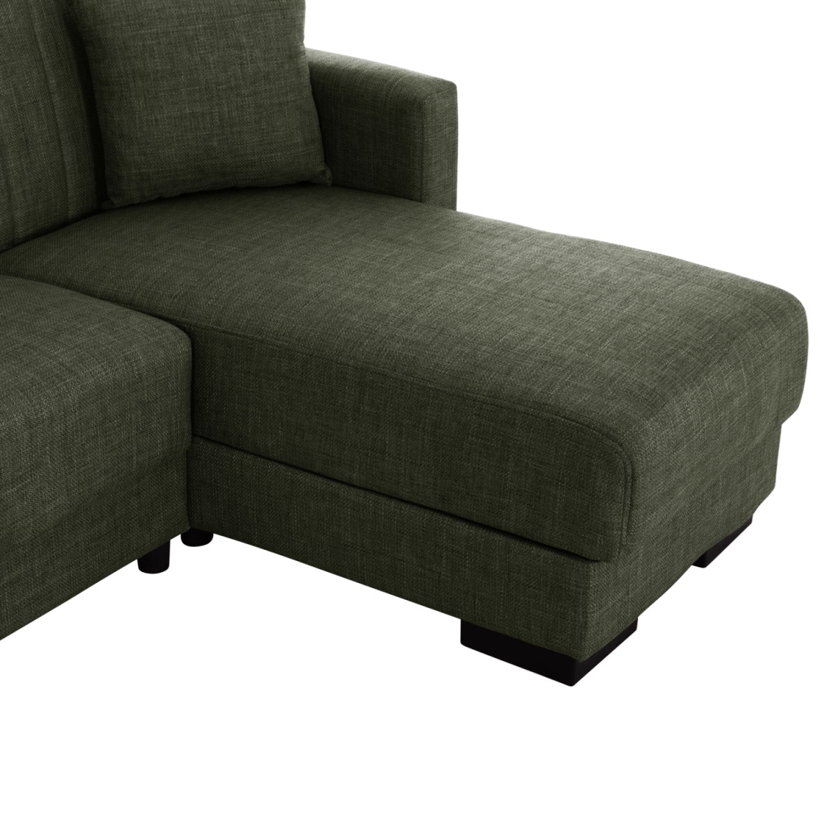 ΚΑΝΑΠΕΣ ΚΡΕΒΑΤΙ GHUFRAN ΓΩΝΙΑ ΑΝΑΣΤΡΕΨΙΜΗ DARK OLIVE HM3244.05 200x133x77Yεκ.