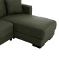 ΚΑΝΑΠΕΣ ΚΡΕΒΑΤΙ GHUFRAN ΓΩΝΙΑ ΑΝΑΣΤΡΕΨΙΜΗ DARK OLIVE HM3244.05 200x133x77Yεκ.