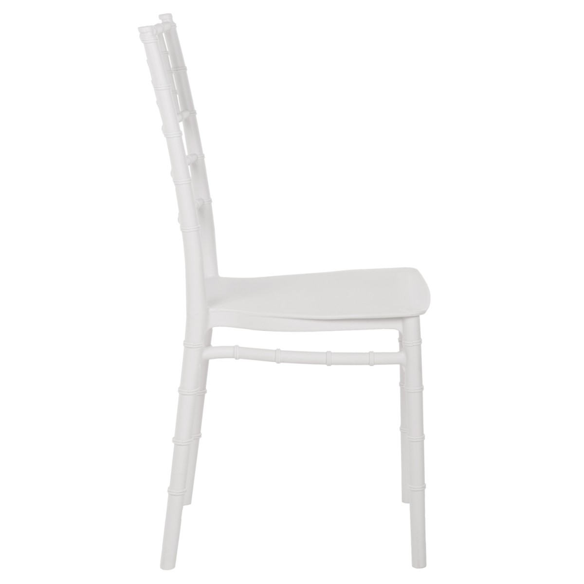 ΚΑΡΕΚΛΑ ΠΟΛΥΠΡΟΠΥΛΕΝΙΟΥ CATERING TIFFANY HM8058.31 ΛΕΥΚΟ 40x47x88,5 εκ.