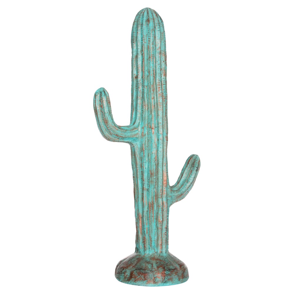 ΔΙΑΚΟΣΜΗΤΙΚΟΣ ΚΑΚΤΟΣ ΔΑΠΕΔΟΥ CACTUS HM4386.03L ΓΥΨΟΣ ΣΕ ΤΙΡΚΟΥΑΖ 63x37x150Υεκ.