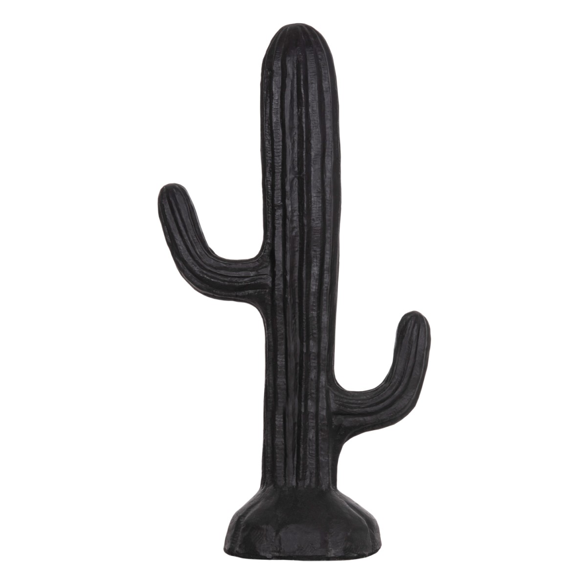 ΔΙΑΚΟΣΜΗΤΙΚΟΣ ΚΑΚΤΟΣ ΔΑΠΕΔΟΥ CACTUS HM4386.01L ΓΥΨΟΣ ΣΕ ΜΑΥΡΟ 63x37x150Υεκ.