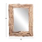 ΚΑΘΡΕΠΤΗΣ ΤΟΙΧΟΥ TWIGS HM4440 DRIFTWOOD ΣΕ ΦΥΣΙΚΟ ΧΡΩΜΑ 62x10x82Υεκ.