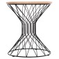ΒΟΗΘΗΤΙΚΟ ΤΡΑΠΕΖΙ ΣΑΛΟΝΙΟΥ KEON HM18038.03 MDF TOP ΣΕ ΣΟΝΑΜΑ-ΜΕΤΑΛΛΟ Φ45x50Υεκ.