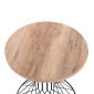 ΒΟΗΘΗΤΙΚΟ ΤΡΑΠΕΖΙ ΣΑΛΟΝΙΟΥ KEON HM18038.03 MDF TOP ΣΕ ΣΟΝΑΜΑ-ΜΕΤΑΛΛΟ Φ45x50Υεκ.