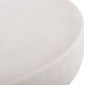 ΤΡΑΠΕΖΙ ΣΑΛΟΝΙΟΥ ΣΤΡΟΓΓΥΛΟ ΣΕΙΡΑ SANTORINI HM18051 MDF ΣΕ ΥΠΟΛΕΥΚΟ ΧΡΩΜΑ Φ60x42,5Υεκ.