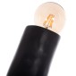 ΔΙΑΚΟΣΜΗΤΙΚΟ ΦΩΤΙΣΤΙΚΟ ΔΑΠΕΔΟΥ TUSKEN HM4702.01 FIBER CEMENT-ΜΑΥΡΟ 50x43x145Υεκ.