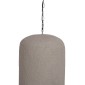 ΦΩΤΙΣΤΙΚΟ ΟΡΟΦΗΣ ΚΡΕΜΑΣΤΟ LOGKY HM4704.03L--FIBER CEMENT ΓΚΡΙ 35x35x67Υεκ
