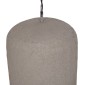 ΦΩΤΙΣΤΙΚΟ ΟΡΟΦΗΣ ΚΡΕΜΑΣΤΟ LOGKY HM4704.03L--FIBER CEMENT ΓΚΡΙ 35x35x67Υεκ