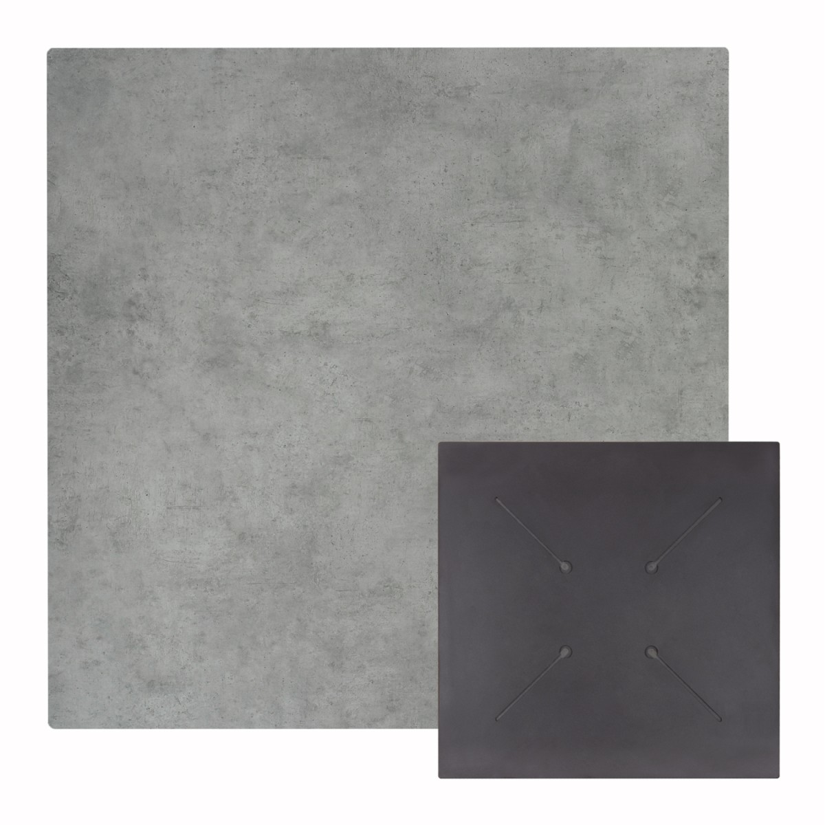 ΕΠΙΦΑΝΕΙΑ ΤΡΑΠΕΖΙΟΥ HPL ΤΕΤΡΑΓΩΝΗ HM5837.32 CEMENT 60x60εκ.