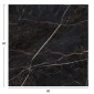 ΕΠΙΦΑΝΕΙΑ ΤΡΑΠΕΖΙΟΥ ΤΕΤΡΑΓΩΝΗ HPL HM5839.34 BLACK MARBLE 80x80εκ
