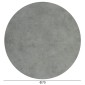 ΕΠΙΦΑΝΕΙΑ ΤΡΑΠΕΖΙΟΥ HPL ΣΤΡΟΓΓΥΛΗ HM5842.32 CEMENT Φ70εκ.