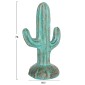 ΔΙΑΚΟΣΜΗΤΙΚΟΣ ΚΑΚΤΟΣ ΔΑΠΕΔΟΥ CACTUS HM4386.03S ΓΥΨΟΣ ΣΕ ΤΙΡΚΟΥΑΖ 42x30x74Υεκ.