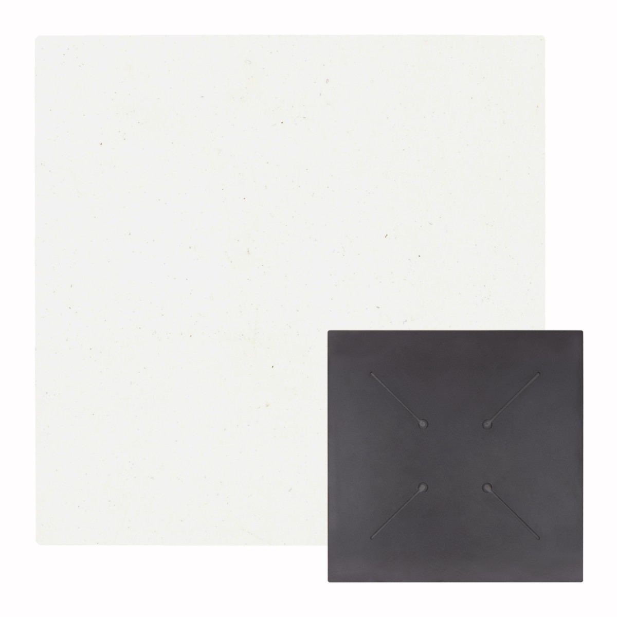ΕΠΙΦΑΝΕΙΑ ΤΡΑΠΕΖΙΟΥ HPL ΤΕΤΡΑΓΩΝΗ HM5839.23 WHITE 80x80εκ.
