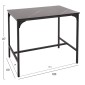 ΣΕΤ ΤΡΑΠΕΖΑΡΙΑ ΜΠΑΡ 5ΤΜΧ BOXY HM9882.13 ΜΑΥΡΟ ΜΕΤΑΛΛΟ-ΜΕΛΑΜΙΝΗ ΜΑΥΡΟ ΜΑΡΜΑΡΟ