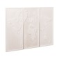 ΠΙΝΑΚΑΣ 3-ΠΤΥΧΟΣ WORLD MAP SANTORINI HM4504 MDF ΣΕ ΥΠΟΛΕΥΚΟ ΧΡΩΜΑ 180x4(πάχος)x120Υεκ.