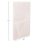 ΠΙΝΑΚΑΣ ΣΕΙΡΑ SANTORINI HM4505 MDF ΣΕ ΥΠΟΛΕΥΚΟ ΧΡΩΜΑ 80x4(πάχος)x120Υεκ.