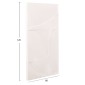 ΠΙΝΑΚΑΣ ΣΕΙΡΑ SANTORINI HM4506 MDF ΣΕ ΥΠΟΛΕΥΚΟ ΧΡΩΜΑ 80x4(πάχος)x120Υεκ.