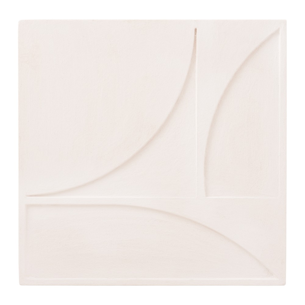 ΠΙΝΑΚΑΣ ΤΕΤΡΑΓΩΝΟΣ ΣΕΙΡΑ SANTORINI HM4508 MDF ΣΕ ΥΠΟΛΕΥΚΟ ΧΡΩΜΑ 80x4(πάχος)x80Υεκ.