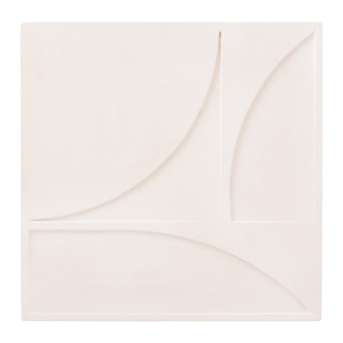 ΠΙΝΑΚΑΣ ΤΕΤΡΑΓΩΝΟΣ ΣΕΙΡΑ SANTORINI HM4508 MDF ΣΕ ΥΠΟΛΕΥΚΟ ΧΡΩΜΑ 80x4(πάχος)x80Υεκ.