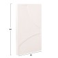 ΠΙΝΑΚΑΣ ΟΡΘΟΓΩΝΙΟΣ ΣΕΙΡΑ SANTORINI HM4509 MDF ΥΠΟΛΕΥΚΟ ΧΡΩΜΑ 60x4(πάχος)x80Υεκ.
