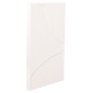 ΠΙΝΑΚΑΣ ΟΡΘΟΓΩΝΙΟΣ ΣΕΙΡΑ SANTORINI HM4509 MDF ΥΠΟΛΕΥΚΟ ΧΡΩΜΑ 60x4(πάχος)x80Υεκ.
