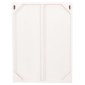 ΠΙΝΑΚΑΣ ΟΡΘΟΓΩΝΙΟΣ ΣΕΙΡΑ SANTORINI HM4510 MDF ΣΕ ΥΠΟΛΕΥΚΟ ΧΡΩΜΑ 60x4(πάχος)x80Υεκ.