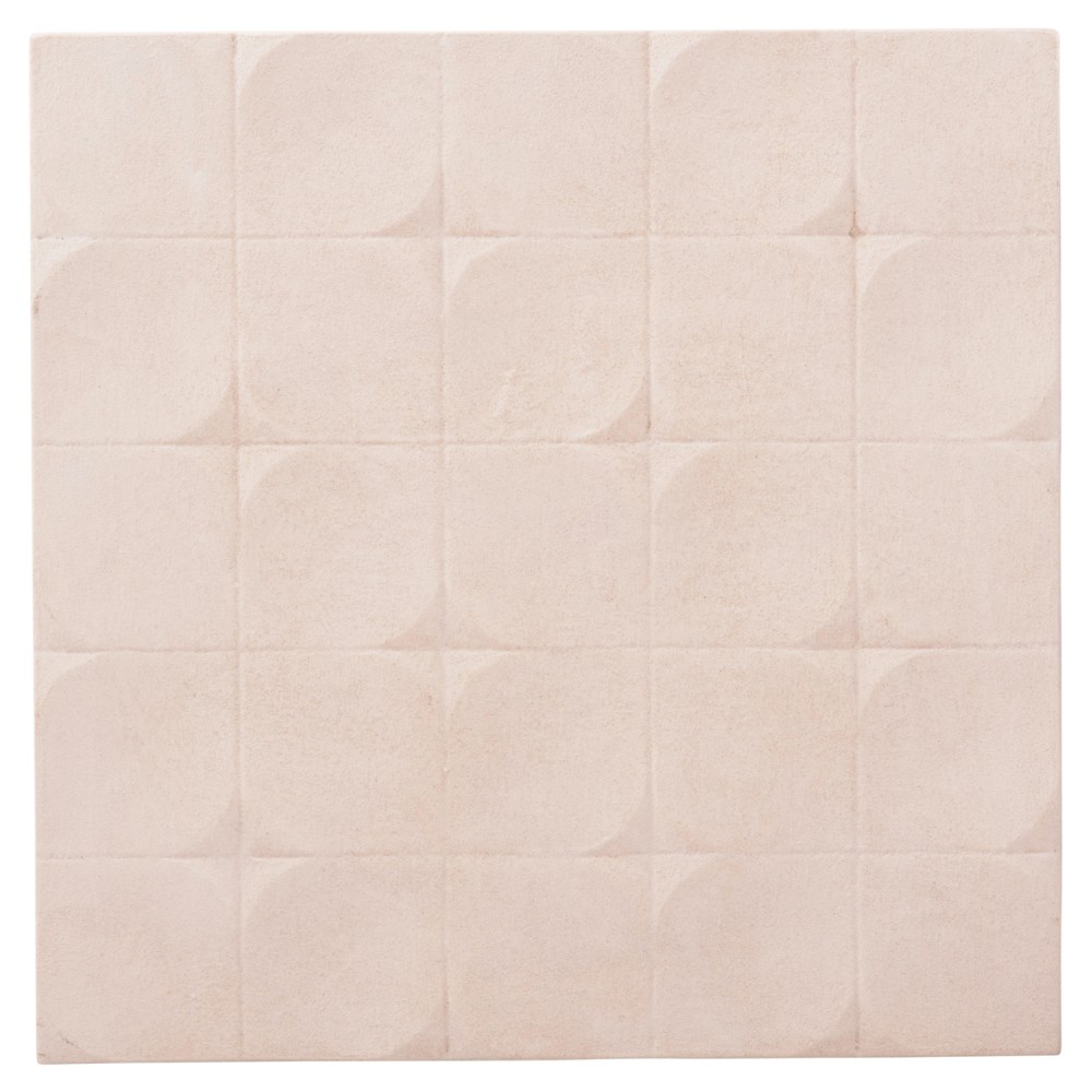 ΠΙΝΑΚΑΣ ΤΕΤΡΑΓΩΝΟΣ ΣΕΙΡΑ SANTORINI HM4516 MDF ΣΕ ΥΠΟΛΕΥΚΟ ΧΡΩΜΑ 80x4,5(πάχος)x80Υεκ.