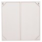 ΠΙΝΑΚΑΣ ΤΕΤΡΑΓΩΝΟΣ ΣΕΙΡΑ SANTORINI HM4517 MDF ΣΕ ΥΠΟΛΕΥΚΟ ΧΡΩΜΑ 80x4,5(πάχος)x80Υεκ.