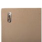 ΠΙΝΑΚΑΣ ΟΡΘΟΓΩΝΙΟΣ ΣΕΙΡΑ SANTORINI HM4522 MDF ΣΕ ΜΠΕΖ ΧΡΩΜΑ 60x4(πάχος)x80Υεκ.