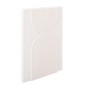 ΠΙΝΑΚΑΣ ΟΡΘΟΓΩΝΙΟΣ ΣΕΙΡΑ SANTORINI HM4523 MDF ΣΕ ΥΠΟΛΕΥΚΟ ΧΡΩΜΑ 60x4(πάχος)x80Υεκ.