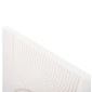 ΠΙΝΑΚΑΣ ΟΡΘΟΓΩΝΙΟΣ ΣΕΙΡΑ SANTORINI HM4523 MDF ΣΕ ΥΠΟΛΕΥΚΟ ΧΡΩΜΑ 60x4(πάχος)x80Υεκ.