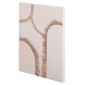 ΠΙΝΑΚΑΣ ΟΡΘΟΓΩΝΙΟΣ ΣΕΙΡΑ SANTORINI HM4532 MDF ΥΠΟΛΕΥΚΟ ΧΡΩΜΑ-ΔΙΑΚΟΣΜΗΣΗ ΜΠΕΖ 60x4,5(πάχος)x80Υεκ.