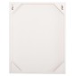 ΠΙΝΑΚΑΣ ΟΡΘΟΓΩΝΙΟΣ ΣΕΙΡΑ SANTORINI HM4534 MDF ΥΠΟΛΕΥΚΟ ΧΡΩΜΑ-ΔΙΑΚΟΣΜΗΣΗ ΜΠΕΖ 48x4,5(πάχος)x60Υεκ.