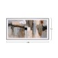 ΠΙΝΑΚΑΣ ΤΟΙΧΟΥ SEDIMENT HM4551 ΜΕ ΚΟΡΝΙΖΑ ΜΑΥΡΗ-ΚΑΜΒΑΣ 142x4.5x72Υεκ