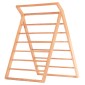 ΔΙΑΚΟΣΜΗΤΙΚΗ ΚΡΕΜΑΣΤΡΑ ΔΑΠΕΔΟΥ METIC HM18139 ΞΥΛΟ TEAK ΣΕ ΦΥΣΙΚΟ 70x70x102,5Υεκ.