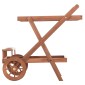 ΔΙΣΚΟΣ ΣΕΡΒΙΡΙΣΜΑΤΟΣ ΣΕ ΤΡΟΛΕΥ ALFRED HM4579 ΞΥΛΟ TEAK--ΦΥΣΙΚΟ 86x56x80Υεκ.