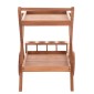 ΔΙΣΚΟΣ ΣΕΡΒΙΡΙΣΜΑΤΟΣ ΣΕ ΤΡΟΛΕΥ ALFRED HM4579 ΞΥΛΟ TEAK--ΦΥΣΙΚΟ 86x56x80Υεκ.