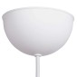 ΦΩΤΙΣΤΙΚΟ ΟΡΟΦΗΣ ΚΥΛΙΝΔΡΙΚΟ KRIKS HM4706.01 PVC ΣΕ ΛΕΥΚΟ-ΓΚΡΙ Φ30x70Υεκ.