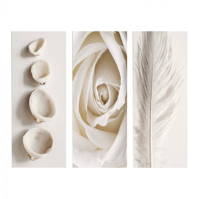ΠΙΝΑΚΑΣ ΤΡΙΠΤΥΧΟ MDF NATURAL ELEMENTS HM7204.05 60X0,3X50 εκ.