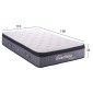 ΣΤΡΩΜΑ DREAMTOPIA, σειρά ULTIMATE HM661.110 POCKET SPRING ΜΕ ΑΝΩΣΤΡΩΜΑ 110X190x34Yεκ.
