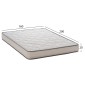 ΣΤΡΩΜΑ DREAMTOPIA ΣΕΙΡΑ RELIEF HM653.160 BONNELL SPRING 160x200 εκ.