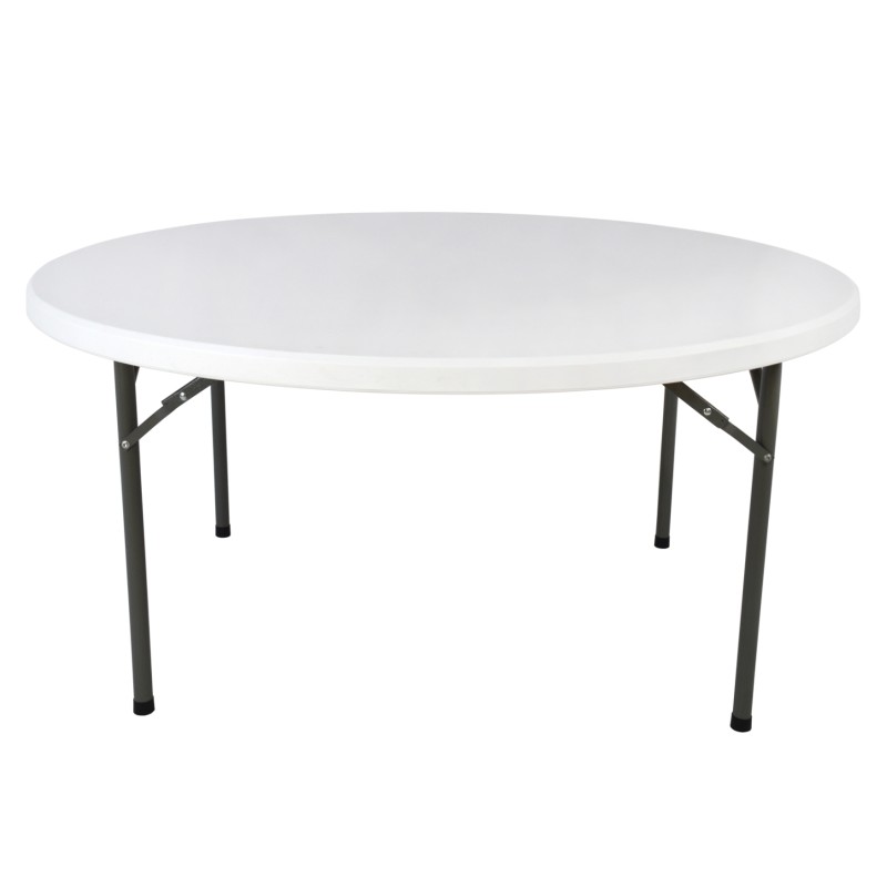 ΤΡΑΠΕΖΙ CATERING-ΣΥΝΕΔΡΙΟΥ HM5043 Φ152Χ74εκ ΠΤΥΣΣΟΜΕΝΟ ΣΤΡΟΓΓΥΛΟ