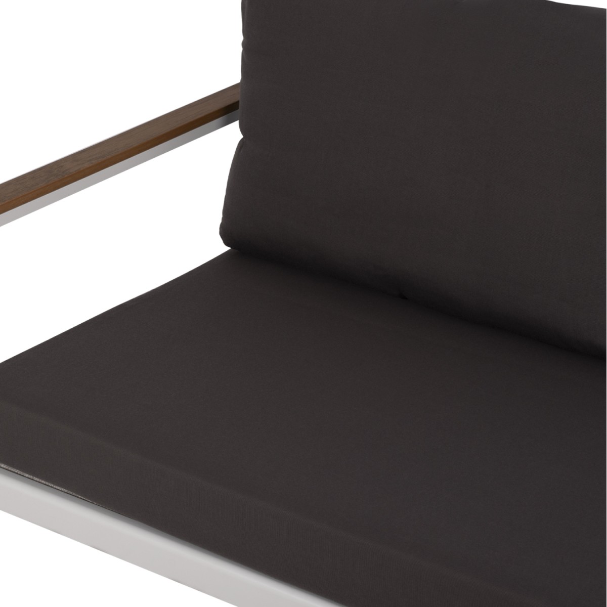 ΚΑΝΑΠΕΣ ΔΙΘΕΣΙΟΣ ΑΛΟΥΜΙΝΙΟΥ SAFIYA ΛΕΥΚΟΣ ΜΕ POLYWOOD HM5523.01 144X70X85Υεκ.