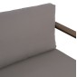 ΚΑΝΑΠΕΣ ΔΙΘΕΣΙΟΣ SAFIYA ΑΛΟΥΜΙΝΙΟΥ ΑΝΘΡΑΚΙ ΜΕ POLYWOOD HM5523.02 144X70X85Υεκ.